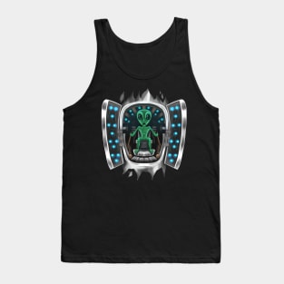 Alien Inside Costume Alien Takes Over Control Halloween Tank Top